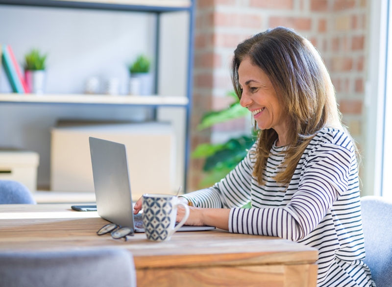 Person on laptop
