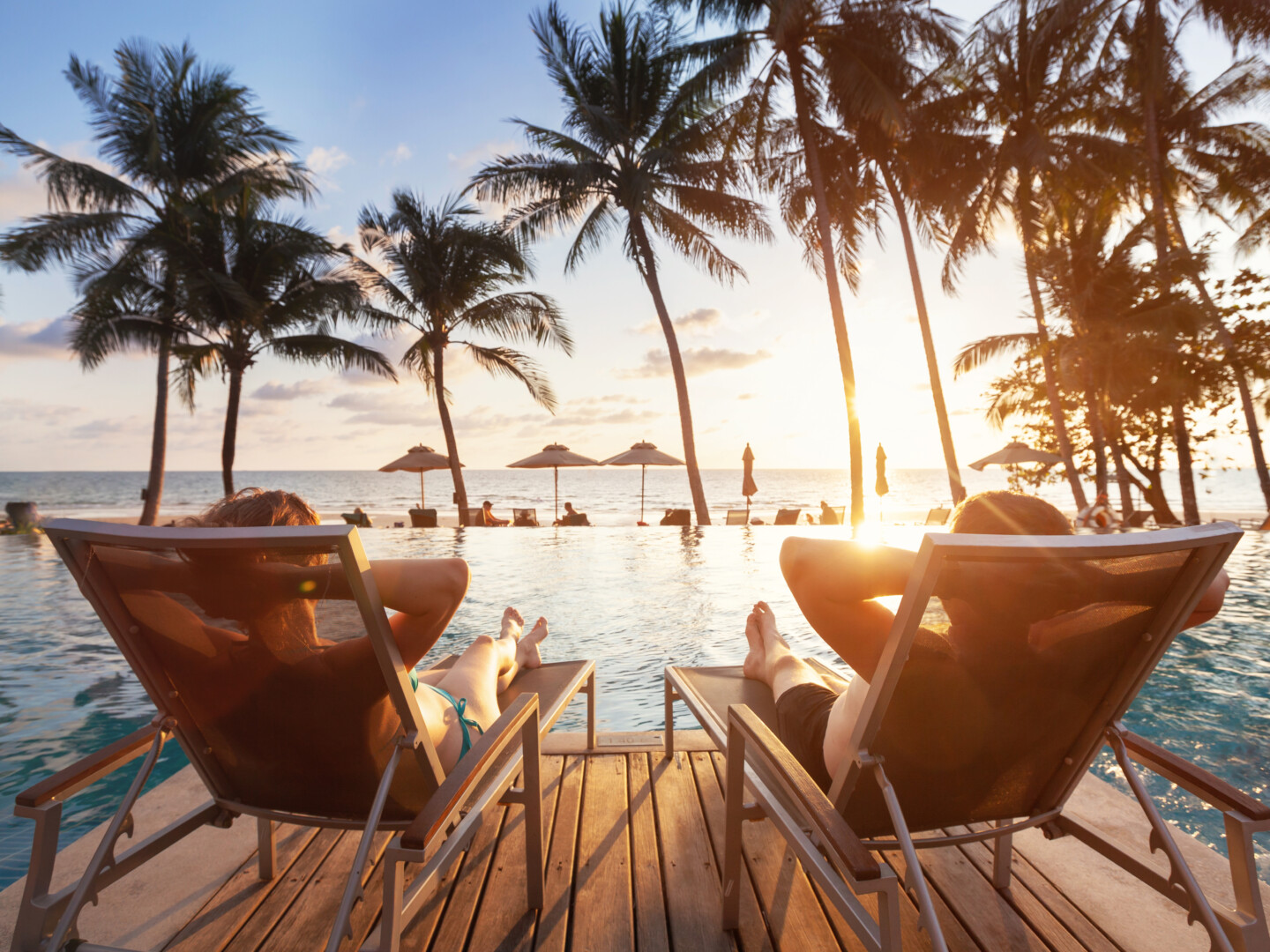 Luxurious holiday by the beach