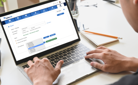 SafeHR software showing payroll